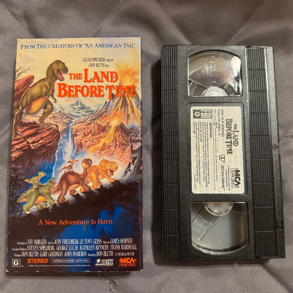 The Land Before Time VHS